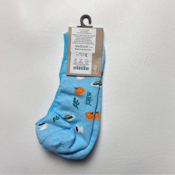 J.Crew Women's No Show Ankle Pumpkin Spice  Theme Socks Sz OS - Picture 3 of 10